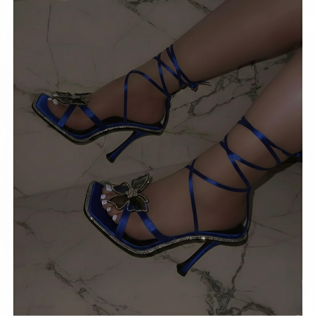 Melissa Butterfly Laceup Heel