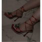 Melissa Butterfly Laceup Heel
