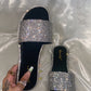 Karyzma Slip On RhineStone Sandal