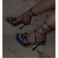 Melissa Butterfly Laceup Heel